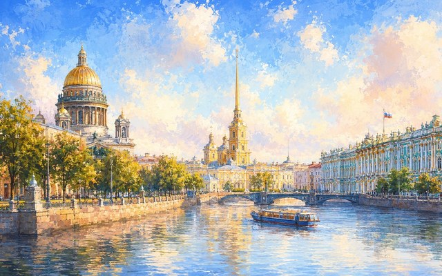 Saint Petersburg panorama